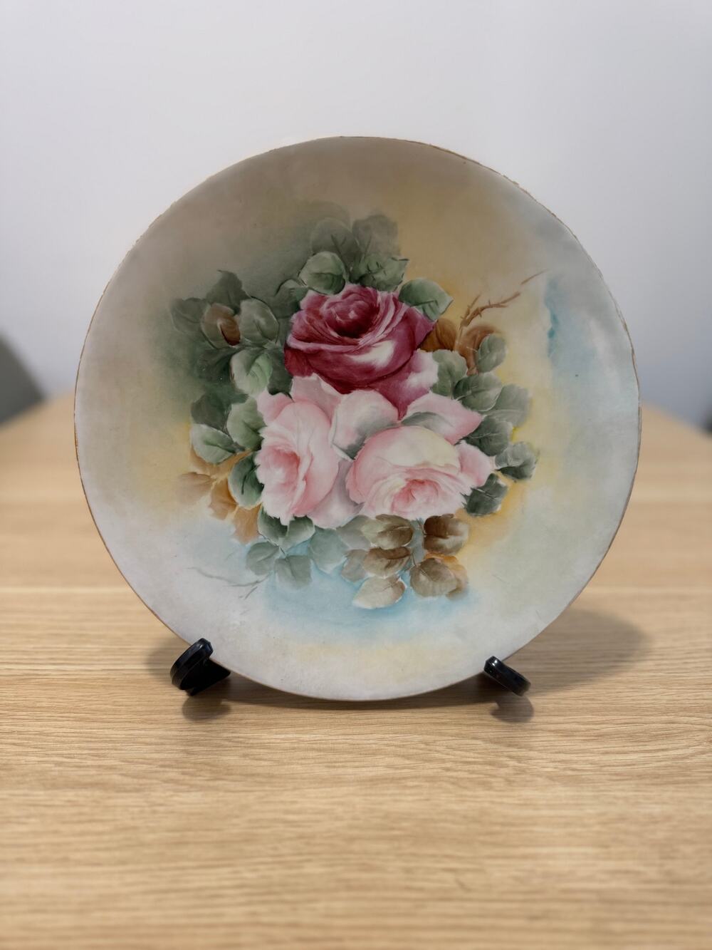Hand-Painted Porcelain Decorative Collector Plate VINTAGE